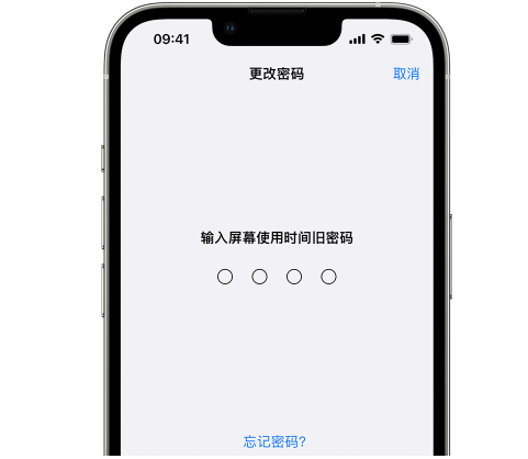 长兴iPhone屏幕维修分享iPhone屏幕使用时间密码忘记了怎么办 