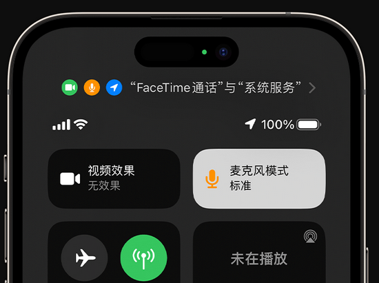 长兴苹果授权维修网点分享iPhone在通话时让你的声音更清晰 