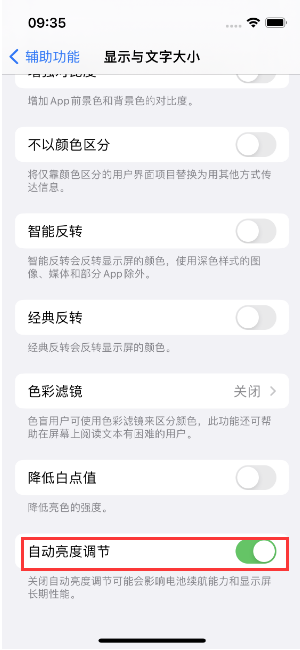 长兴苹果15维修店分享iPhone 15 Pro系列屏幕亮度 