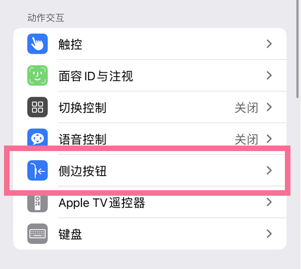 长兴苹果14维修店分享iPhone14 Plus侧键双击下载功能关闭方法 