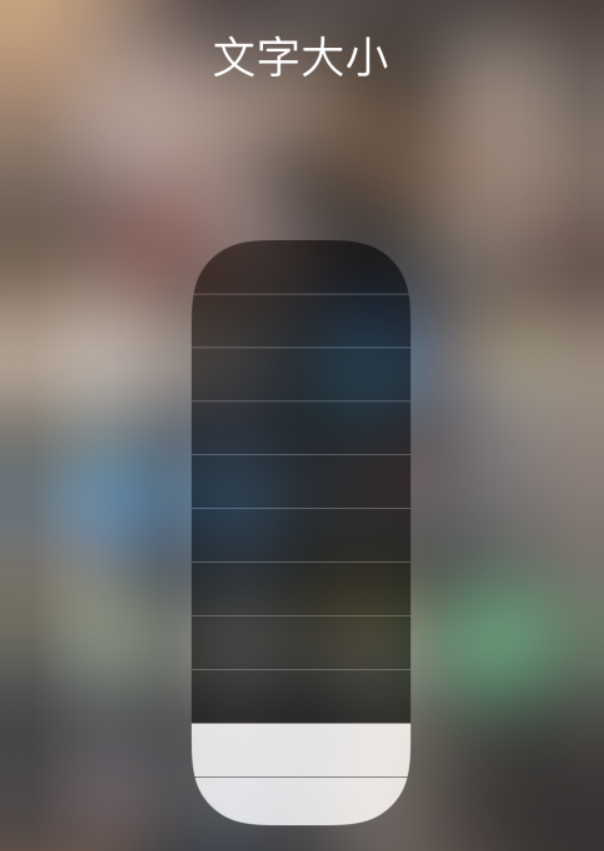 长兴苹果手机维修分享小技巧：在 iPhone 控制中心快速调节字体大小 